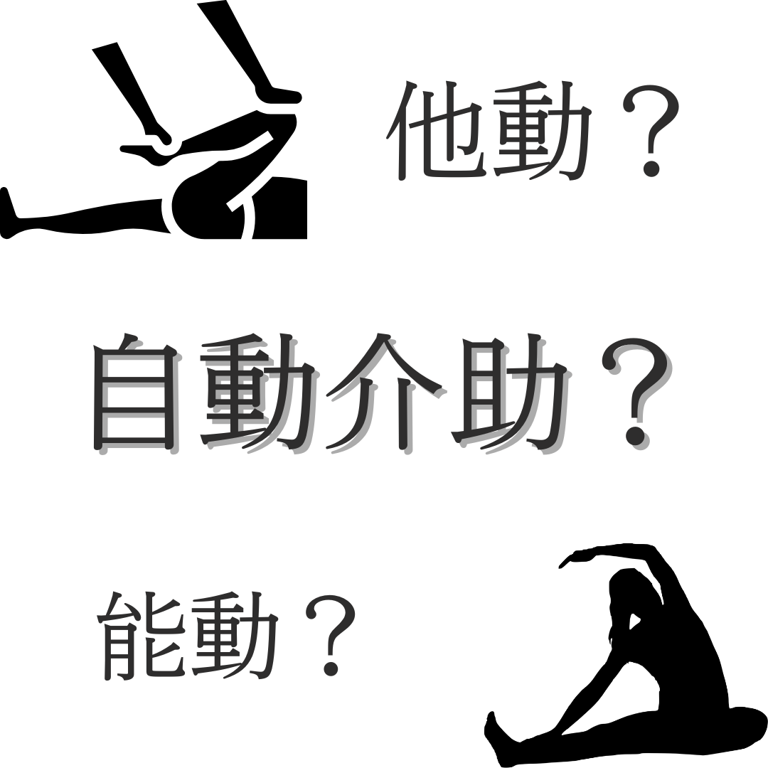 能動？他動？自動介助？